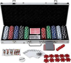 KD CASINO 500 Pcs  POKER CHIPS SET, PREMIUM  HEAVY QUALITY CHIPS