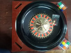 KD ಕ್ಯಾಸಿನೊ PVC ರೂಲೆಟ್ WHEEL16 ಇಂಚಿನ ಸೆಟ್