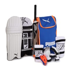 Puma Cricket Kit Full Cricket Equipment Accessories with Helmet