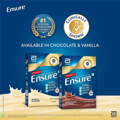 Ensure Complete, Balanced Nutrition Drink For Adults 400g, Vanilla Flavour, Now With A Special Ingredient HMB And 32 Essential Nutrients To Help Build & Protect Muscle Strength