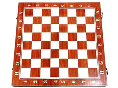 KONEX लकड़ी का शतरंज बोर्ड फ़ोल्ड करने योग्य बड़े आकार के टूर्नामेंट में उपयोग, 18*18 घर/स्कूल/कॉलेज/टूर्नामेंट शतरंज बोर्ड- हस्तनिर्मित - लकड़ी की गुणवत्ता (गैर-चुंबकीय)