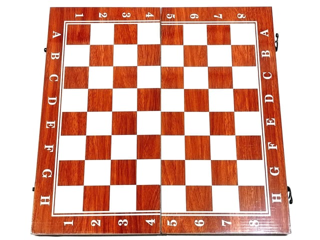 KONEX Wooden Chess Board Foldable Large Size Tournament Use , 18*18 Home/School/College/Tournament Chess Board- Handcrafted – Wood Quality(Non-Magnetic)