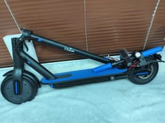 KNK Electric Scooter, Up to 19 Miles Range, 19 Mph Folding Commute Electric Scooter for Adults with 8.5" Solid Tires, Dual Braking System and App Control , Electric Kick Scooter