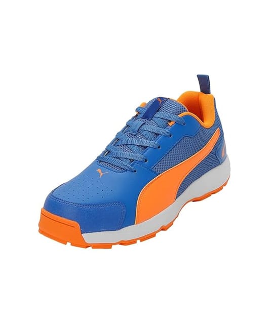 Puma Cricket Shoes Highrun Bluemazing-Orange Glow-White (10780601)