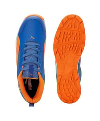 Puma Cricket Shoes Highrun Bluemazing-Orange Glow-White (10780601)