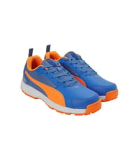 Puma Cricket Shoes Highrun Bluemazing-Orange Glow-White (10780601)