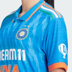 Adidas Women India क्रिकेट TRI कलर जर्सी 2 स्टार्ससह