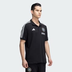Adidas India Cricket Polo Black