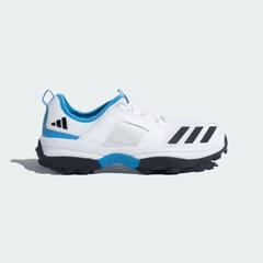 एडिडास मेन क्रिकप 23 क्रिकेट जूते सफेद/नीला/काला
