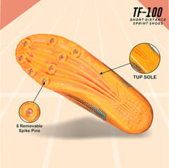 نیویا مین ٹریک اینڈ فیلڈ - ایتھلیٹک اورنج چلانے کے لیے 100 جوتے