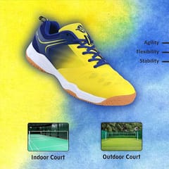 Nivia HY-Court 2.0 Badminton Shoe for Men Yellow