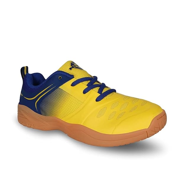 Nivia HY-Court 2.0 Badminton Shoe for Kids - Yellow Color