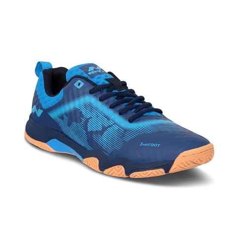 Nivia Mens Powerstrike 2.0 Badminton Shoes (Blue)