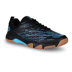 Nivia Mens Powerstrike 3.0 Badminton Shoes - Black Color