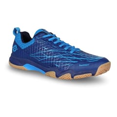 Nivia Mens Powerstrike 3.0 Badminton Shoes - Blue Color