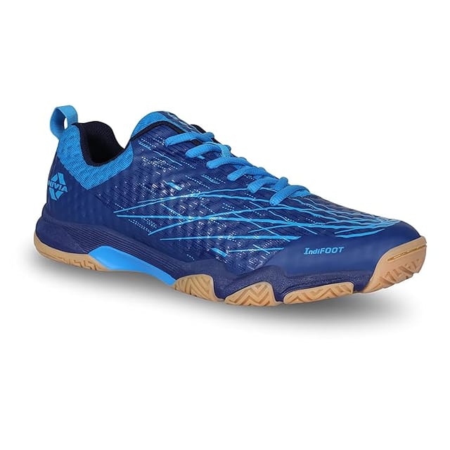 Nivia Mens Powerstrike 3.0 Badminton Shoes - Blue Color