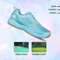 Nivia Super Court 2.0 Badminton Shoe for Mens Aero Blue
