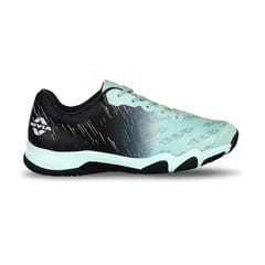 NIVIA Verdict Badminton Shoe for Men with Breathable Air Mesh and TPU Technology - Aero Blue