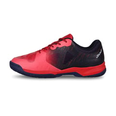 NIVIA Verdict Badminton Shoe for Men with Breathable Air Mesh and TPU Technology - Red