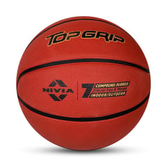 Nivia Top Grip Basketball - (Brown)