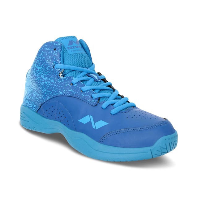 निविया मेन्स पैंथर-1 बास्केटबॉल जूते बास्केटबॉल, नीला