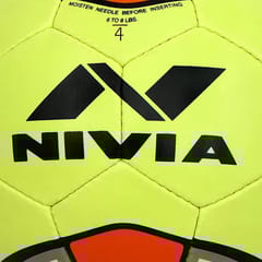 Nivia Rubber Classic Football, Yellow | Size 4 & 5