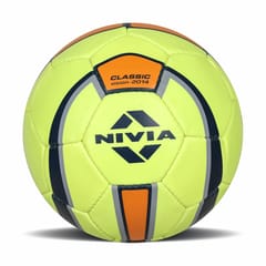 Nivia Rubber Classic Football, Yellow | Size 4 & 5