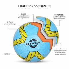 Nivia Kross World Argentina Football Ball | Size 5