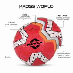 Nivia Kross World England Football Ball | Size 5