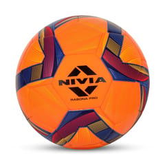 Nivia Rabona Pro Football | Orange Color Size 5