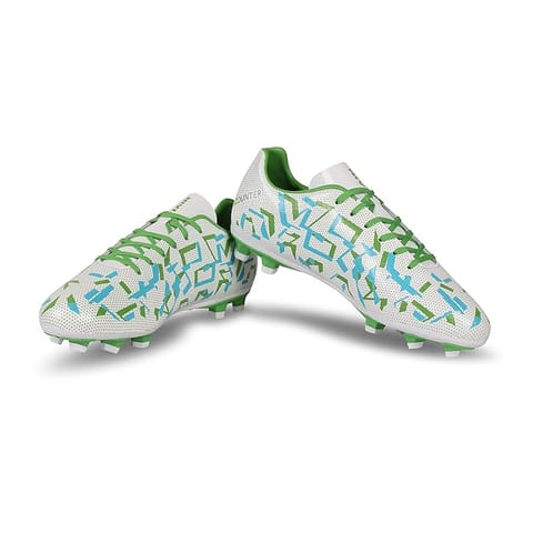 Nivia Encounter 10.0 Football Stud for Men White/Green