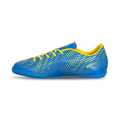 Nivia Encounter 8.0 Futsal Shoe | Aster Blue/Yellow