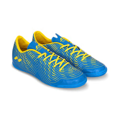 Nivia Encounter 8.0 Futsal Shoe | Aster Blue/Yellow
