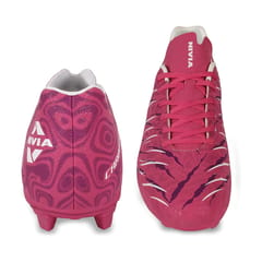 Nivia Carbonite 6.0 Football Stud for Men, Fuchsia Rose