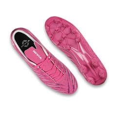 Nivia Carbonite 6.0 Football Stud for Men, Fuchsia Rose