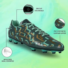 Nivia Encounter 10.0 Football Stud for Men Hunter Green