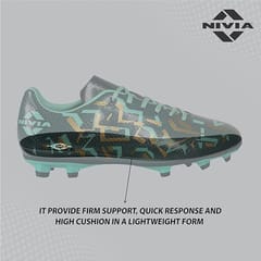 निविया एनकाउंटर 10.0 फुटबॉल स्टड हल्के जूते बच्चों के लिए हंटर ग्रीन