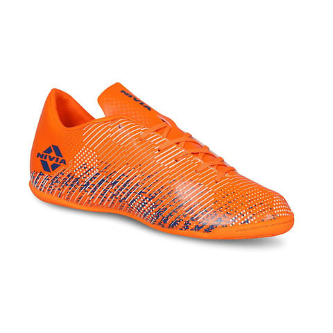 Nivia Encounter 9.0 Synthetic Leather Football Stud, Orange