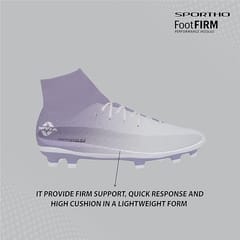 निविया पुरुषों के लिए ओसलर ब्लेड 3.0 फुटबॉल स्टड फुटबॉल जूते, बैंगनी सफेद