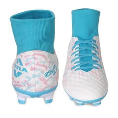 निविया पुरुषों के लिए ओसलर ब्लेड 3.0 फुटबॉल स्टड फुटबॉल जूते, हल्का नीला सफेद