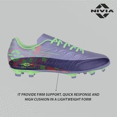 पुरुषों के लिए निविया पर्पल फुटबॉल स्टड/फुटबॉल जूता