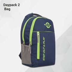 Nivia Daypack 2 ಪಾಲಿಯೆಸ್ಟರ್ ಸ್ಕೂಲ್ ಬ್ಯಾಗ್ / ಮಕ್ಕಳಿಗಾಗಿ ಹೊಂದಿಸಬಹುದಾದ ಭುಜದ ಪಟ್ಟಿ