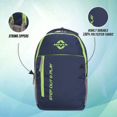 Nivia Daypack 2 Polyester School Bag / Adjustable Shoulder Strap for Kids