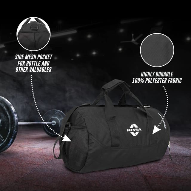 NIVIA Beast 4 22 LTR Gym Bag Designed for Gym Daily Use Travel Weekend