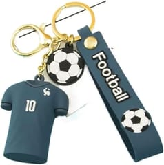 KNK Youth Ronaldo, Neymar and Messi Soccer Team Cups Flag Football Keychains for Boys, Ronaldo Keychain Sticker, Sports Keychains