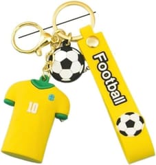 KNK Youth Ronaldo, Neymar and Messi Soccer Team Cups Flag Football Keychains for Boys, Ronaldo Keychain Sticker, Sports Keychains