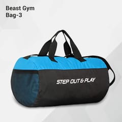 Nivia Polyester Beast-3| Unisex Gym Bags| Shoulder Bag for Men & Women| Carry Gym Accessories| Fitness Bag, Sports & Travel Bag.