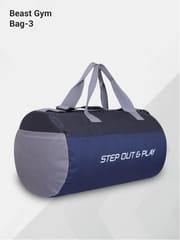 Nivia Polyester Beast-3| Unisex Gym Bags| Shoulder Bag for Men & Women| Carry Gym Accessories| Fitness Bag, Sports & Travel Bag.