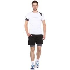 Nivia Sprint-3 Black Polyester Shorts