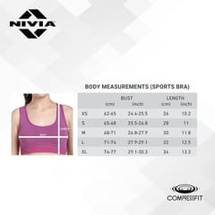Nivia 8011 Polyester Sports Bra Top